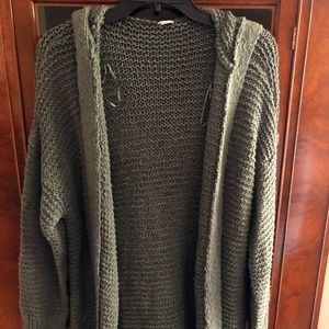 Aerie Hooded Cardigan